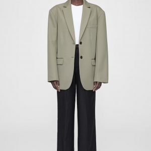 Anine Bing Quinn Blazer - Green Khaki