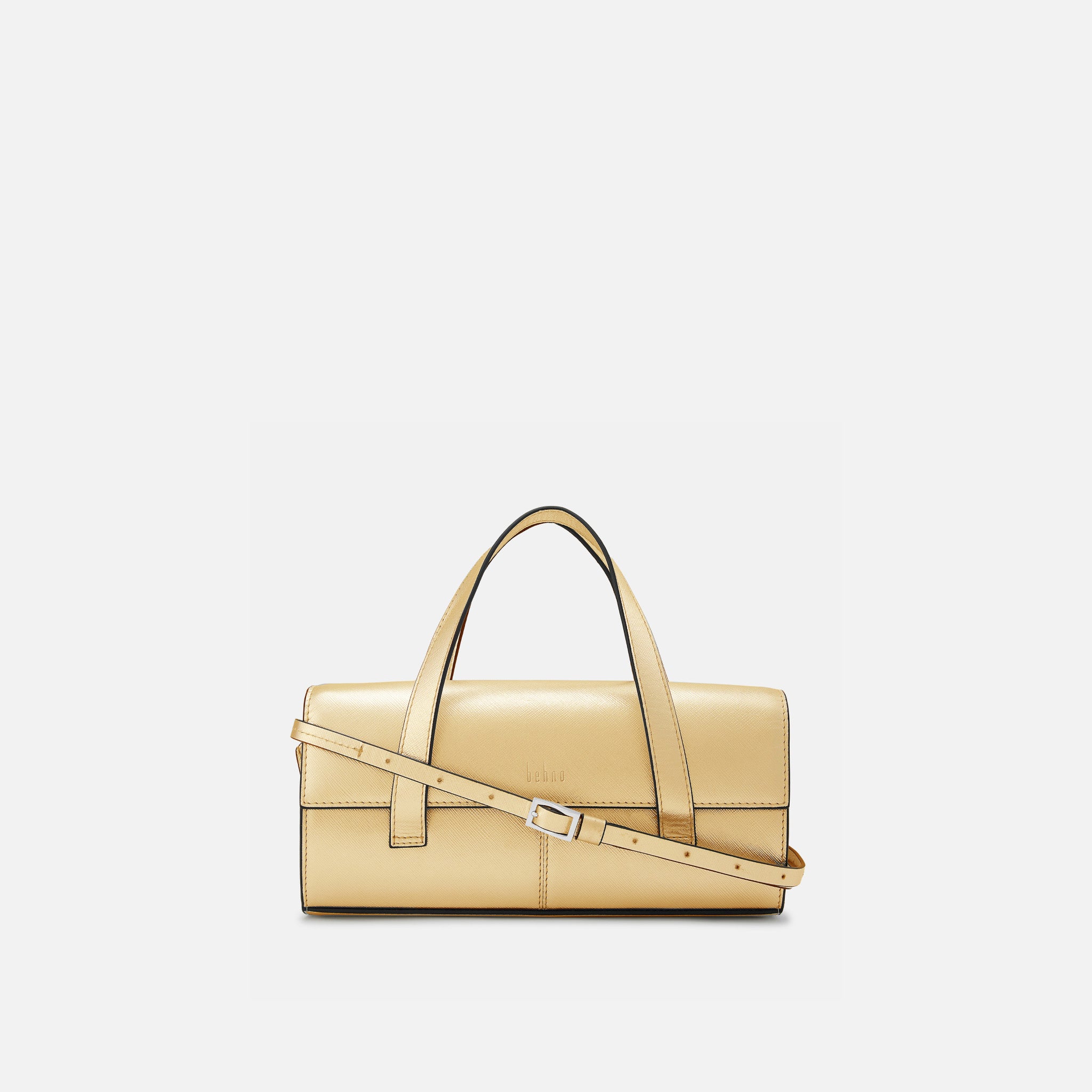 Behno MICHELLE MINI CROSSBODY METALLIC GOLD