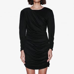 Anine Bing ALAIA DRESS - BLACK