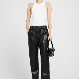 Anine Bing Colton Track Pant - Black