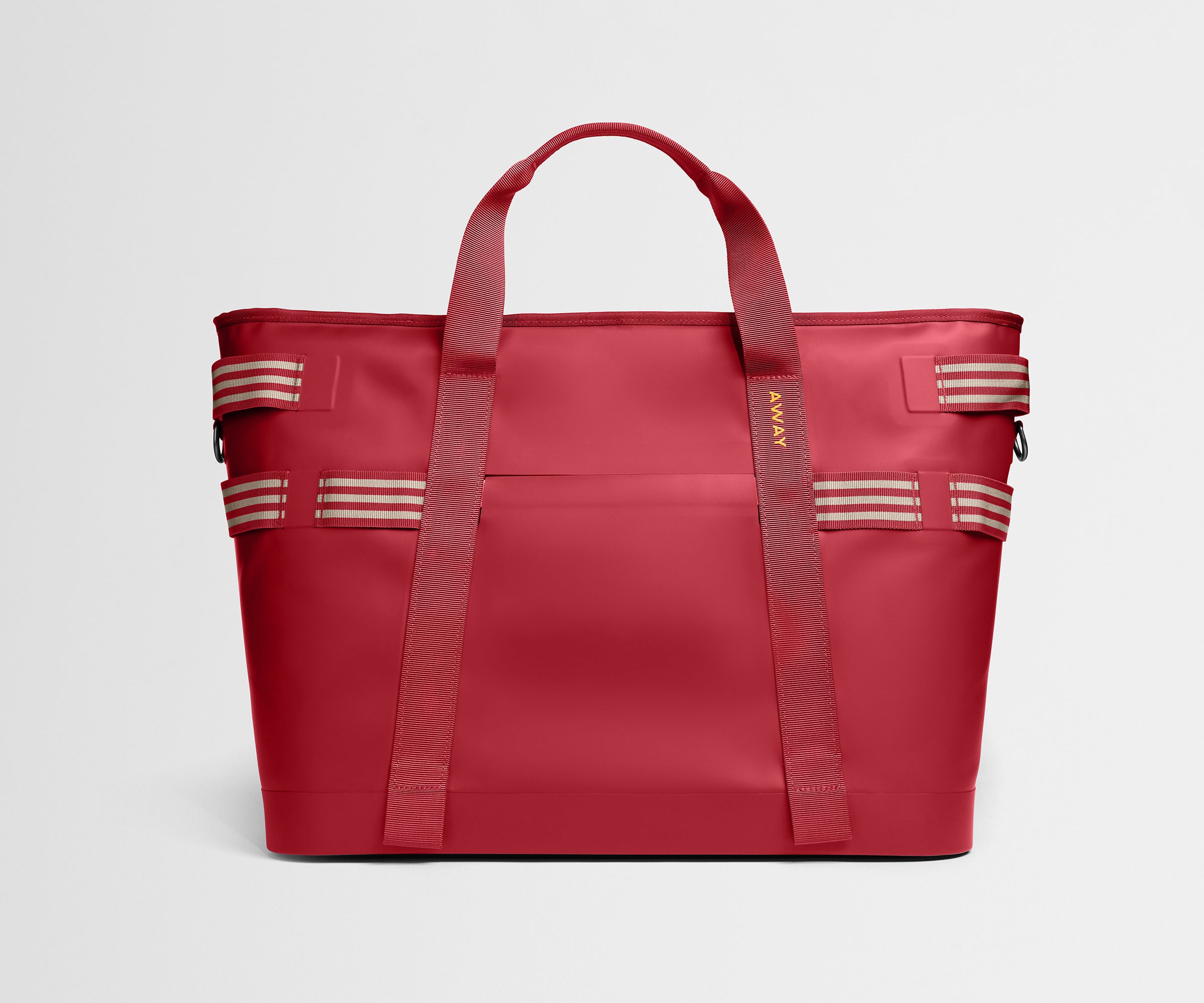 Away Cooler Tote in Cherry Red
