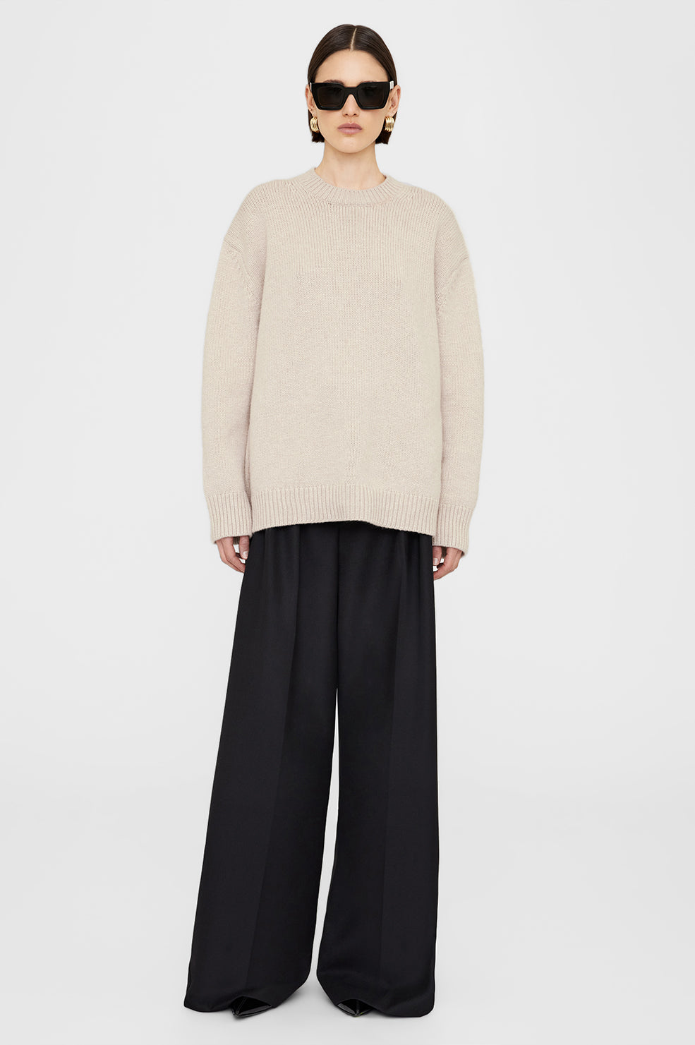 Anine Bing Rosie Sweater - Oatmeal