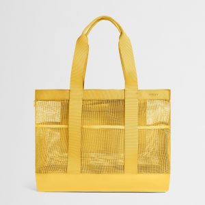 Away Beach Tote in Golden Hour Yellow