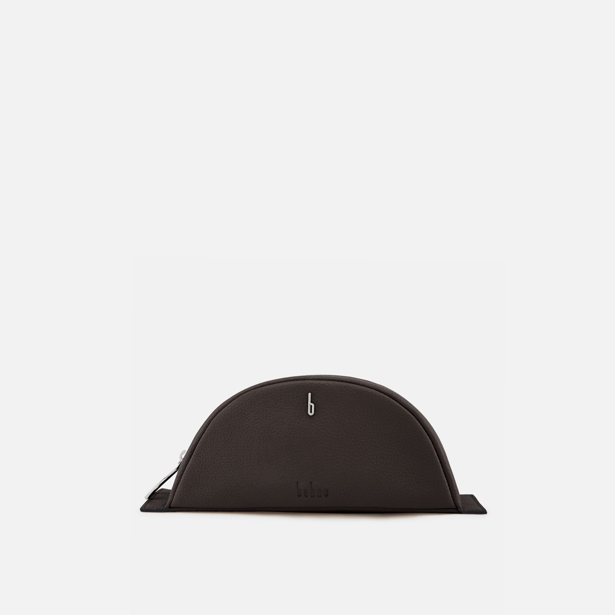 Behno LAVERNE POUCH PEBBLE DARK BROWN