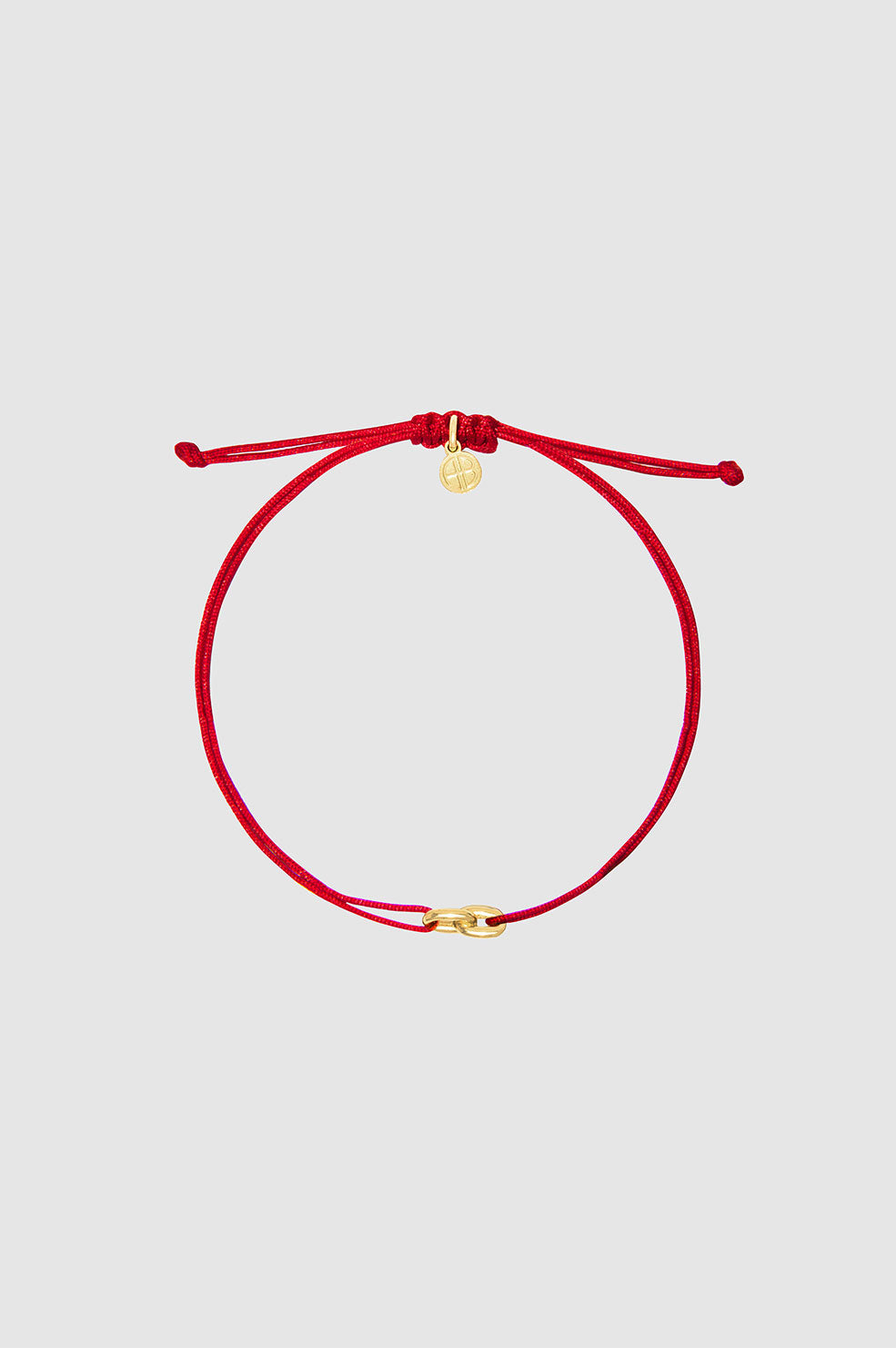 Anine Bing String Link Bracelet - 14k Gold And Red