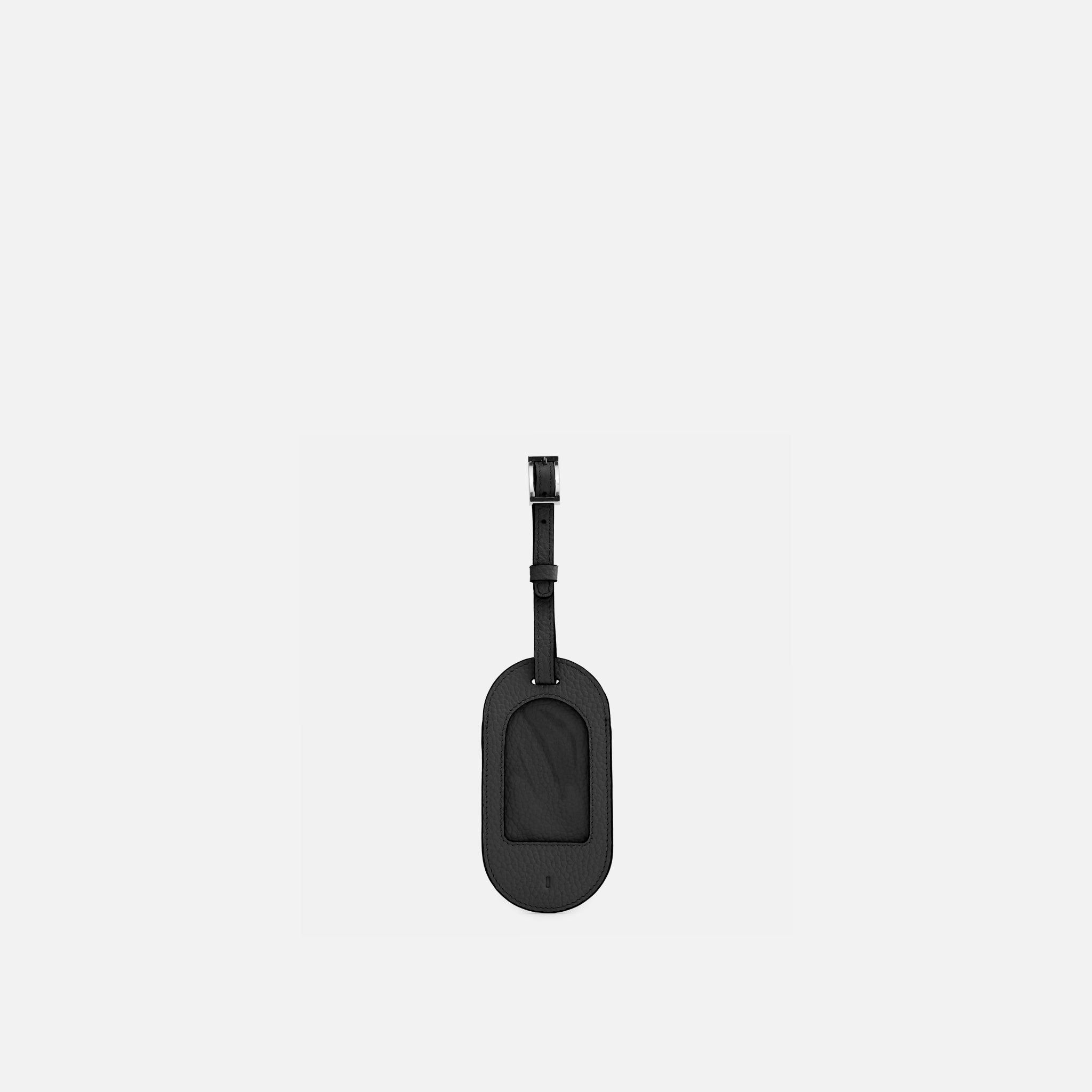 Behno HARLOW LUGGAGE TAG PEBBLE BLACK