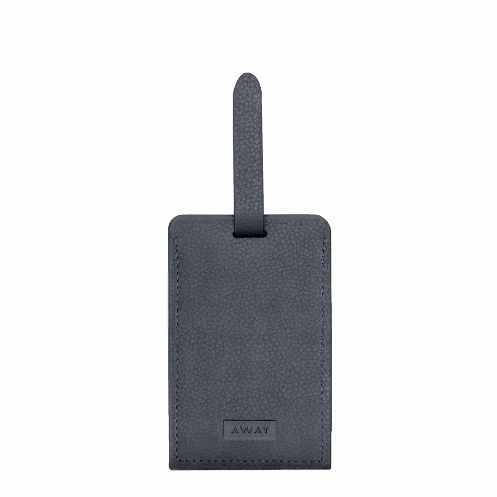 Away Aluminum Edge Tag in Navy Blue