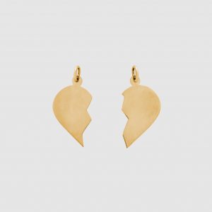 Anine Bing Broken Heart Charms - 14k Gold