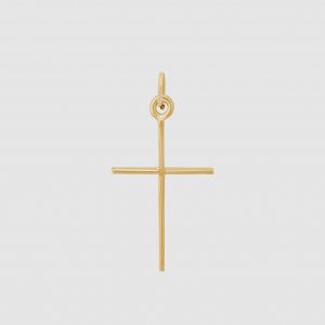 Anine Bing Cross Charm - 14k Gold