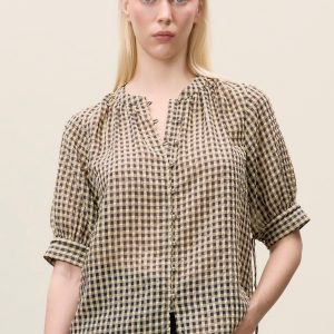 Rebecca Taylor Aster Gingham Blouse