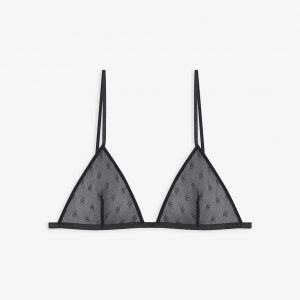 Anine Bing Nicole Bra - Black Monogram
