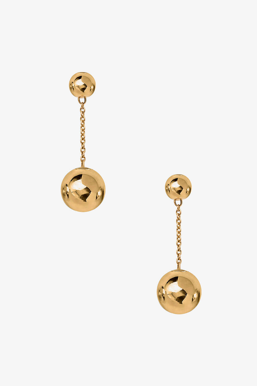 Anine Bing Ball Chain Earrings - 14k Gold