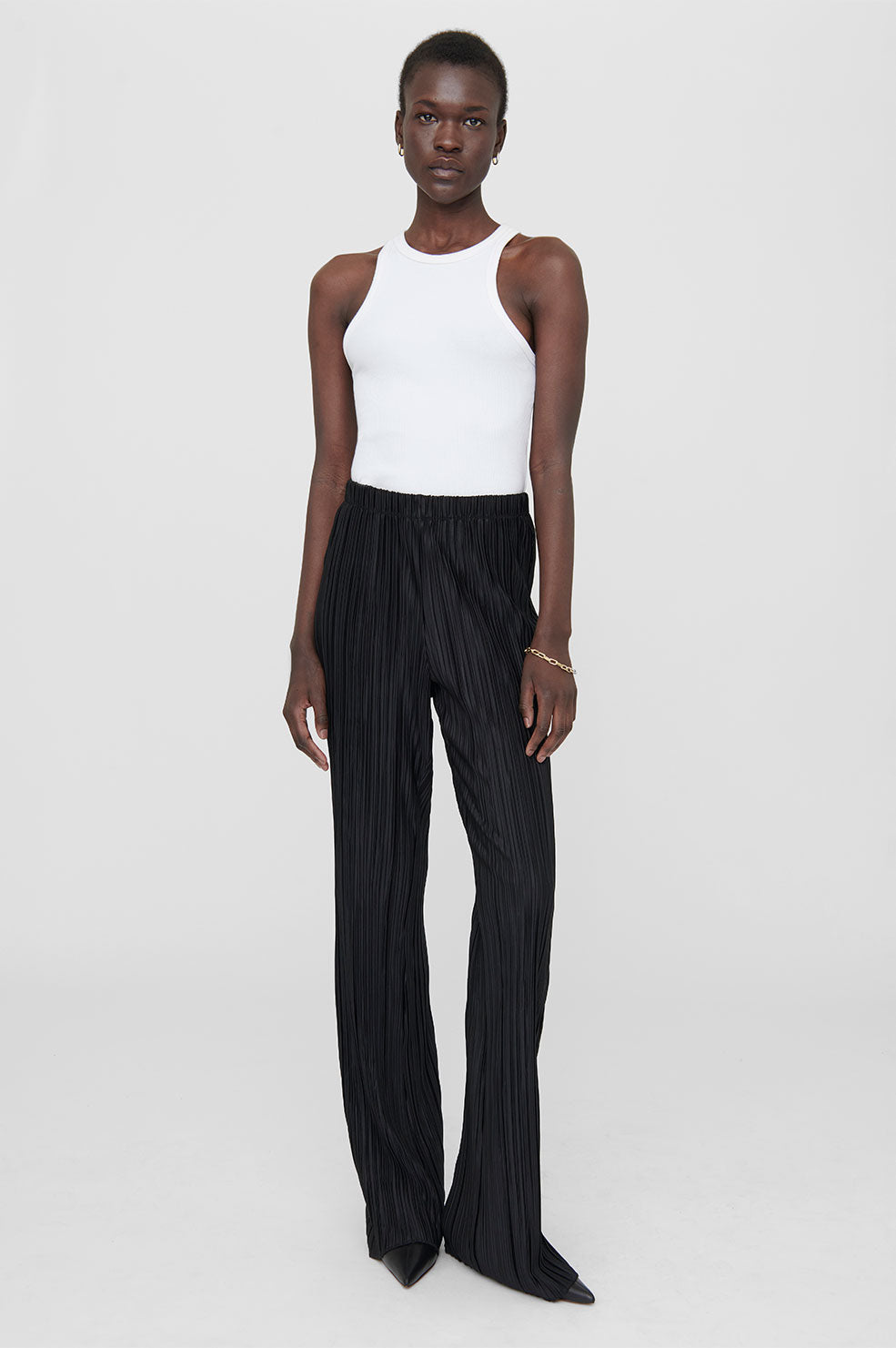 Anine Bing Billie Pant - Black