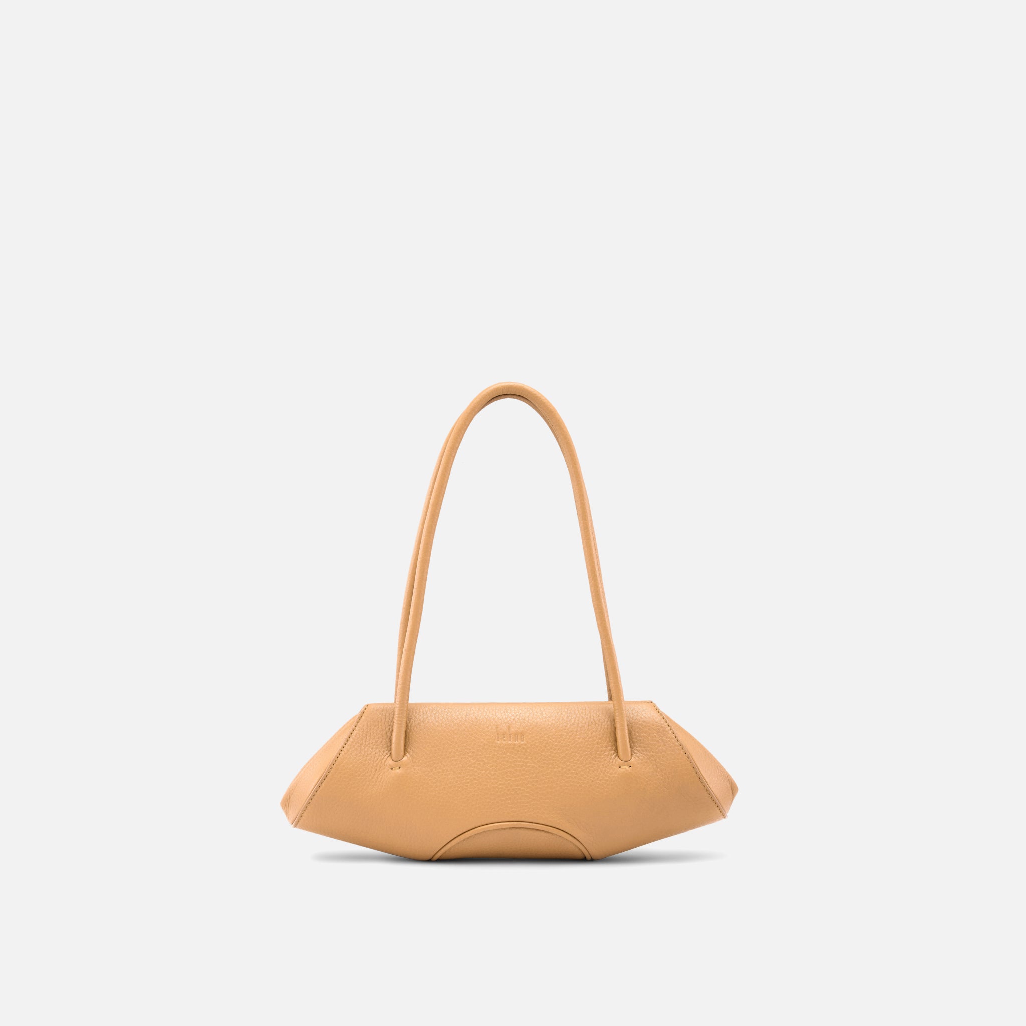 Behno ELIZABETH BAGUETTE MINI PEBBLE PEACH
