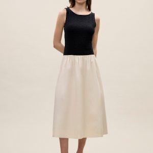 Rebecca Taylor Reese Mixed Media Dress