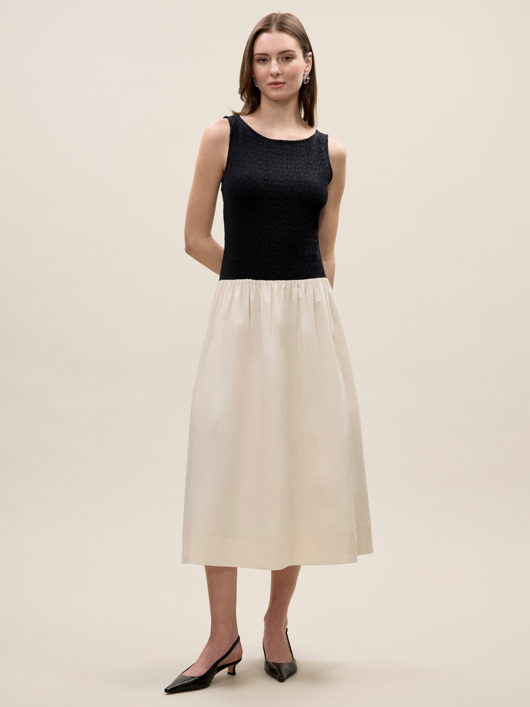 Rebecca Taylor Reese Mixed Media Dress