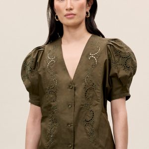 Rebecca Taylor Raquel Twill Shirt