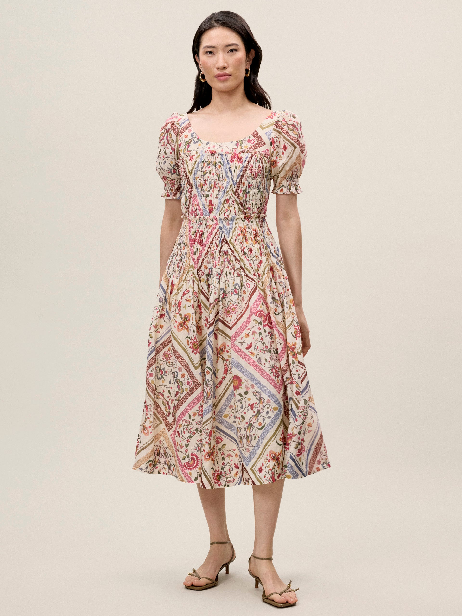 Rebecca Taylor Anya Ramie Dress