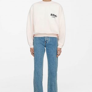 Anine Bing Jaci Sweatshirt Bing LA - Washed Pink