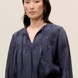 Rebecca Taylor Anya Ramie Blouse
