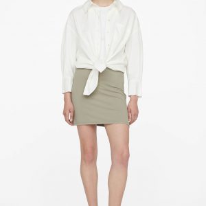 Anine Bing Elise Skirt - Green Khaki