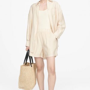 Anine Bing Keelan Short - Champagne