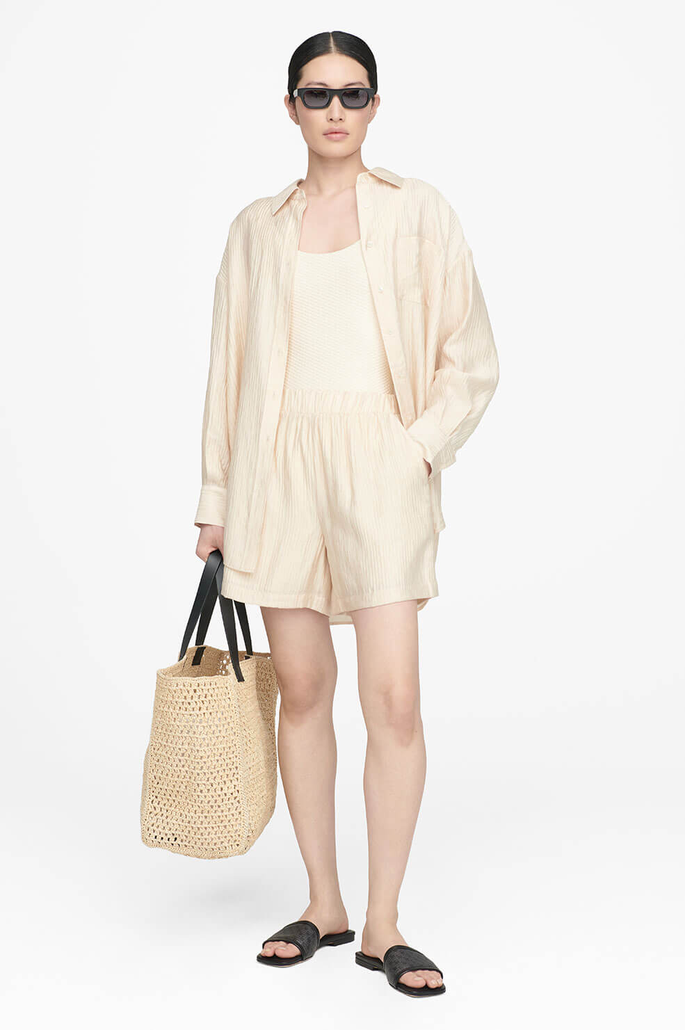 Anine Bing Keelan Short - Champagne