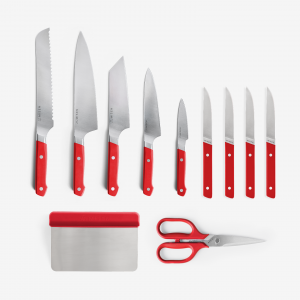 Misen 11-Piece Knife Set (ACUTO440) - Red
