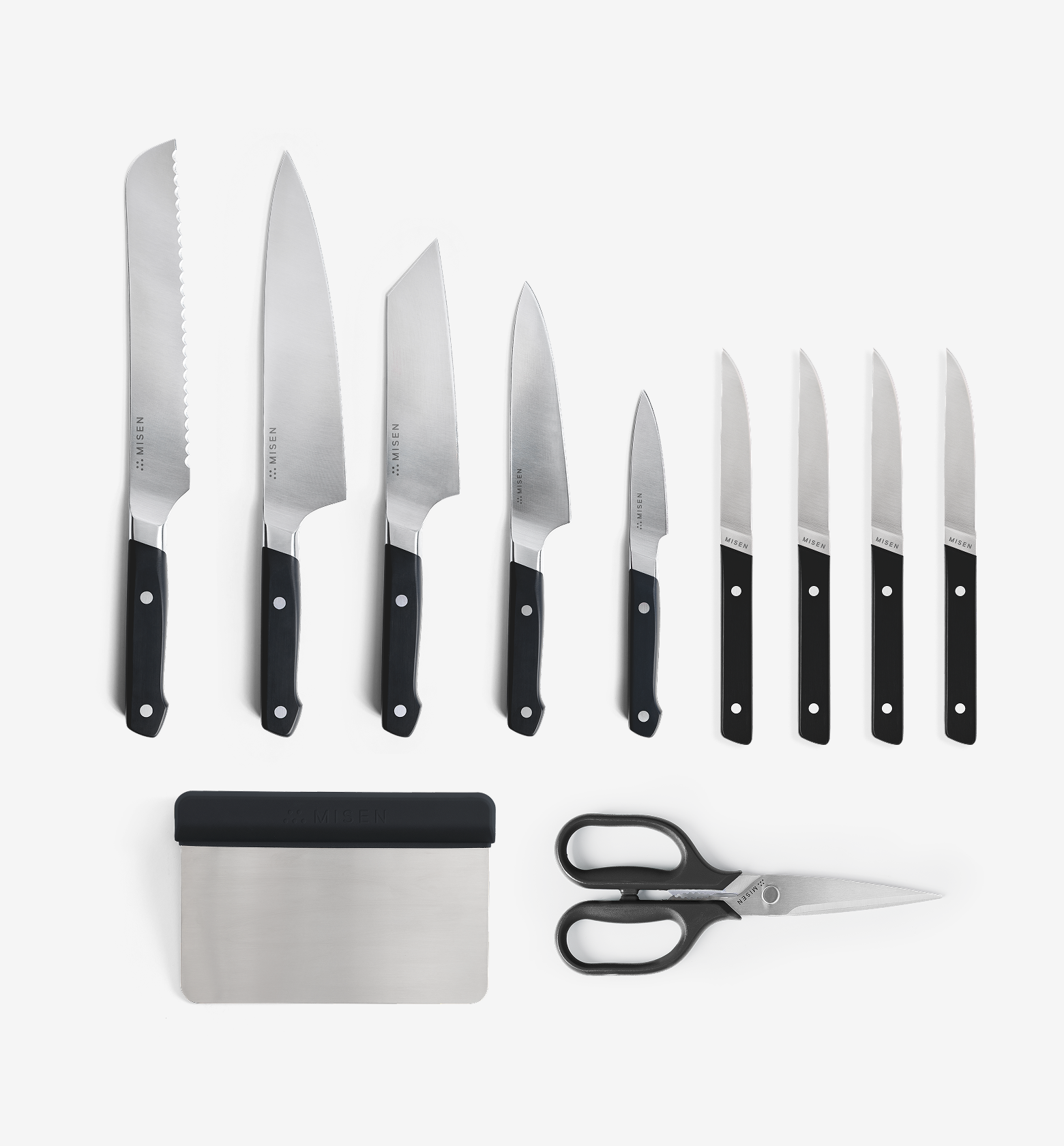 Misen 11-Piece Knife Set (ACUTO440) - Black