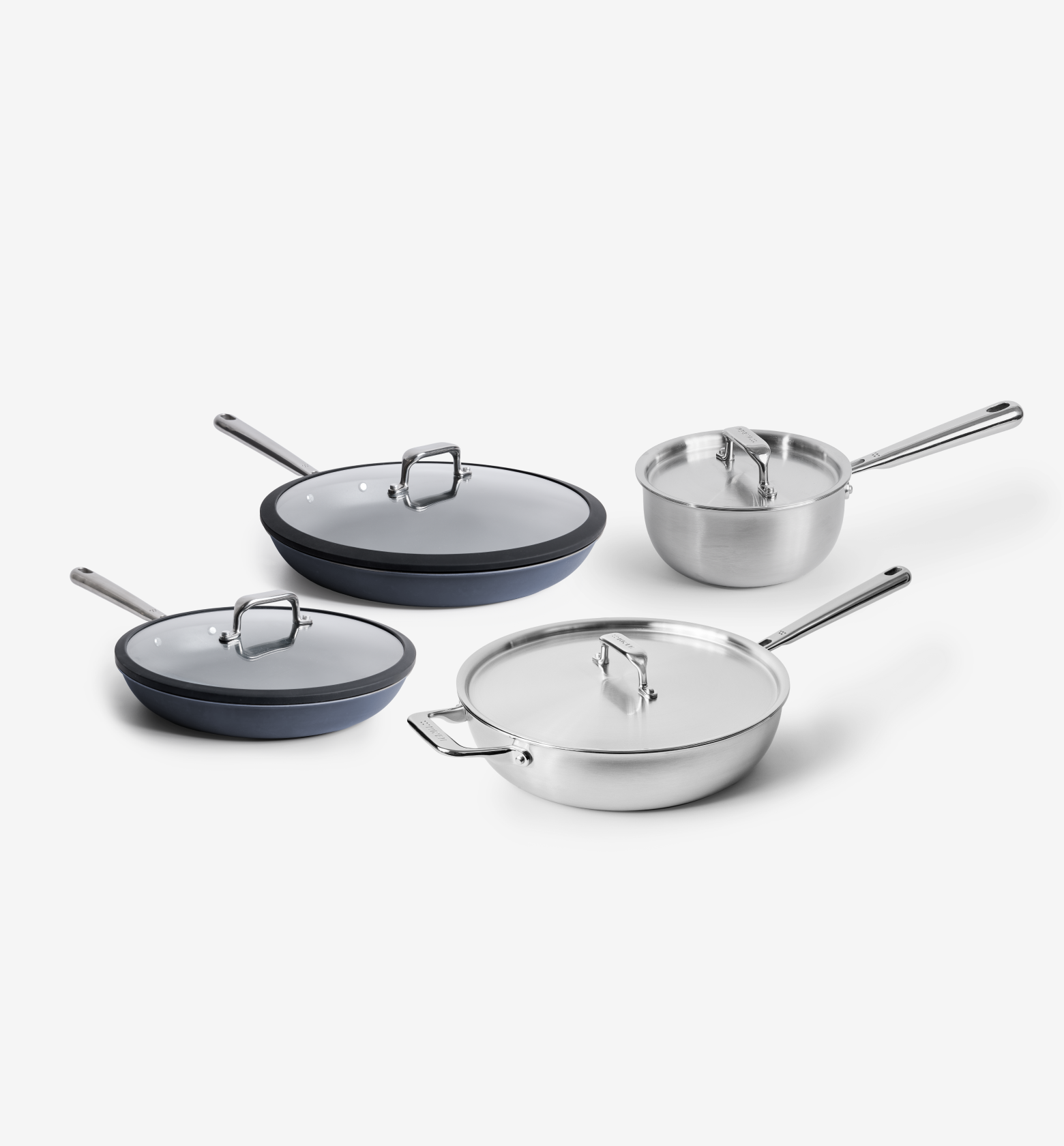 Misen 8-Piece Mixed Metal Cookware Set
