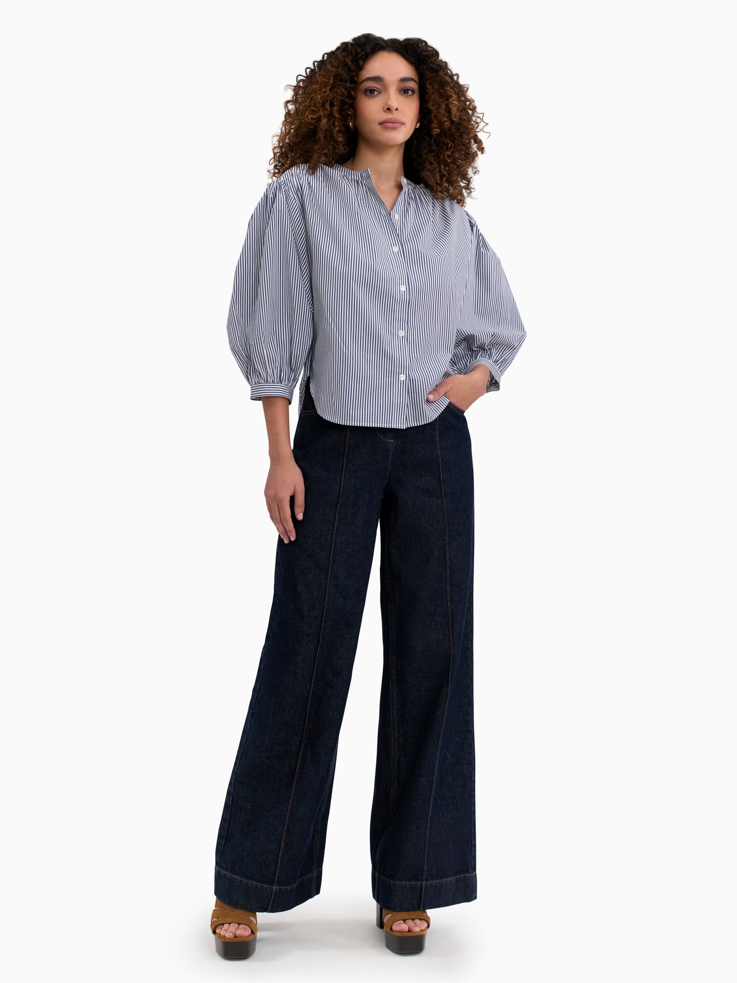 Rebecca Taylor Joselene Poplin Blouse