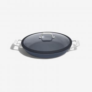 Misen 12" Carbon Nonstick™ Round Roaster + Glass Lid