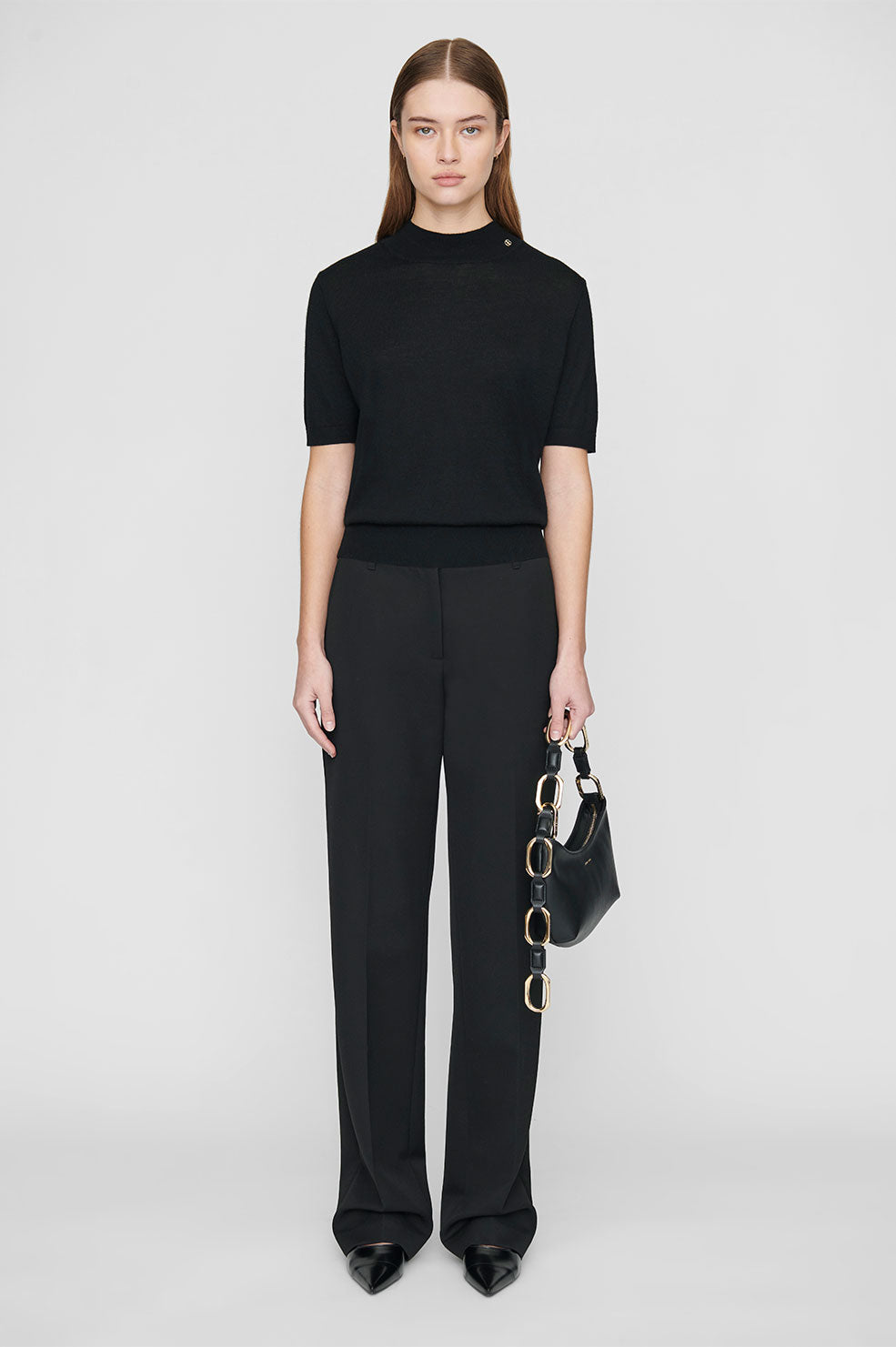 Anine Bing Classic Pant - Black
