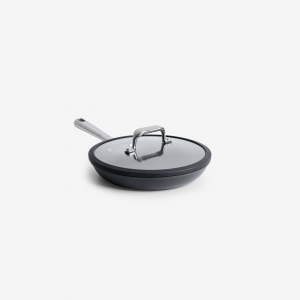 Misen 8” Pre-Seasoned Carbon Steel Pan + Glass Lid