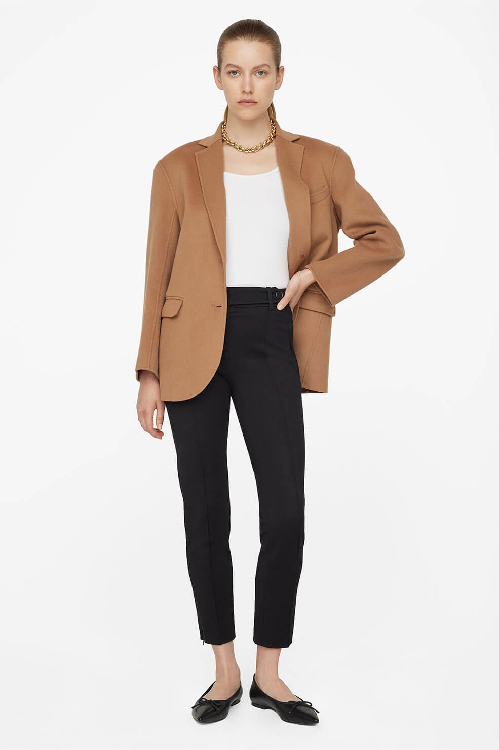 Anine Bing Ian Pant - Black