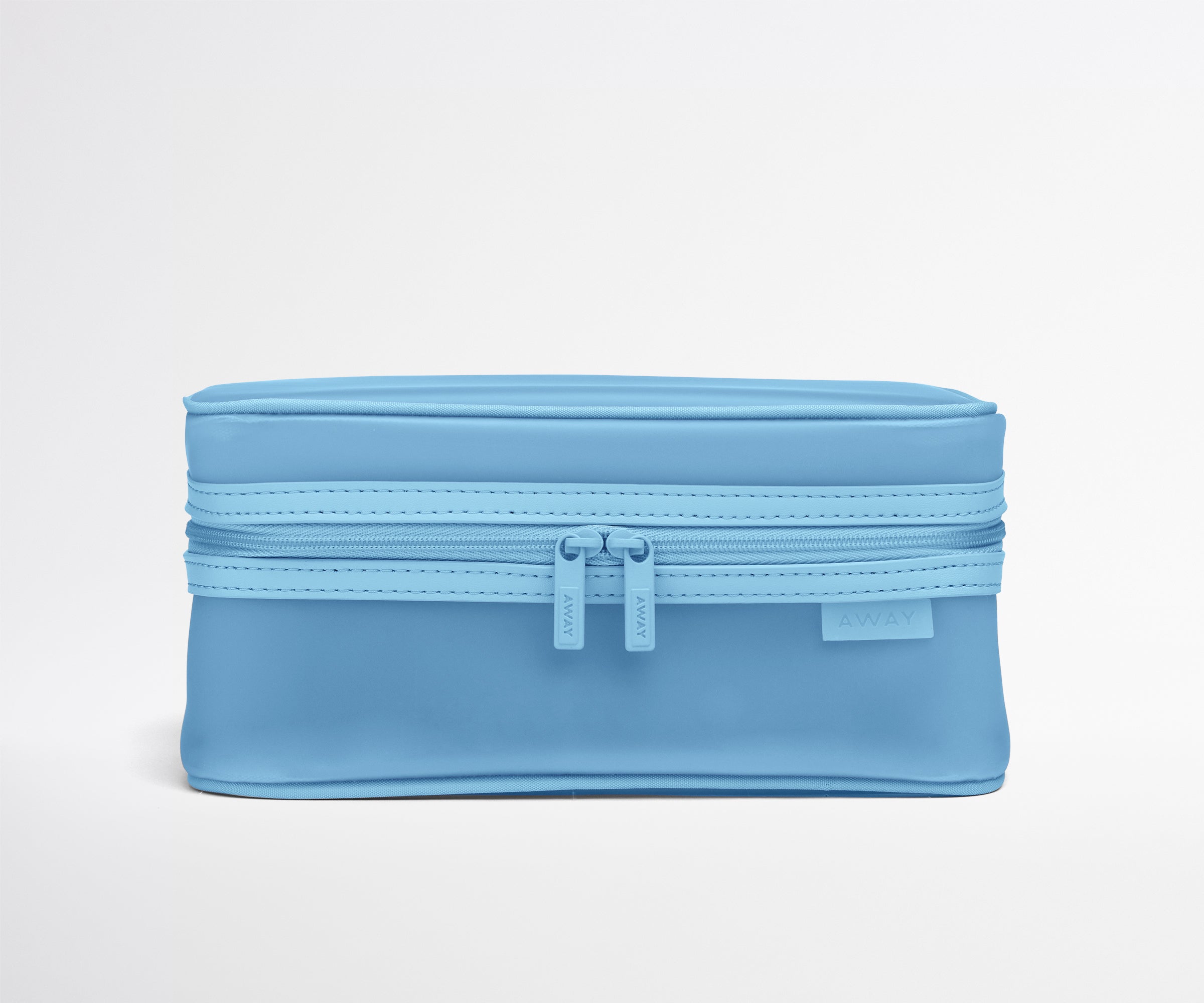 Away Clear Toiletry Bag in Opal Blue