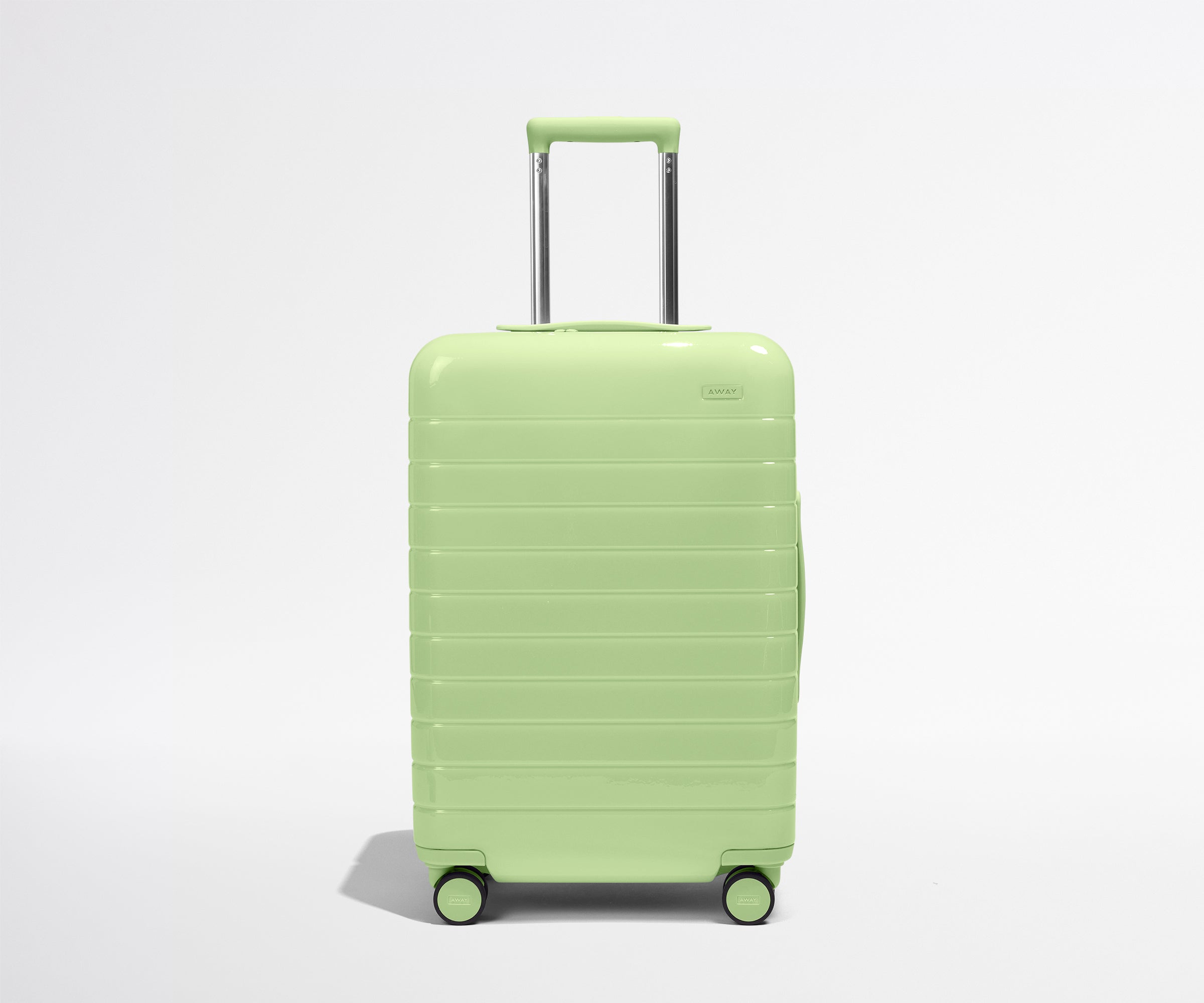 Away The Bigger Carry-On in Glazed Matcha Milk Green