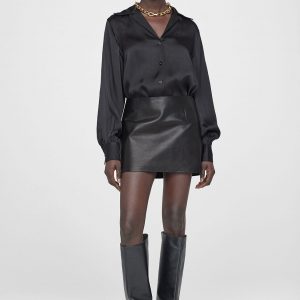 Anine Bing Alina Skirt - Black
