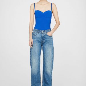 Anine Bing Via Bodysuit - Electric Blue