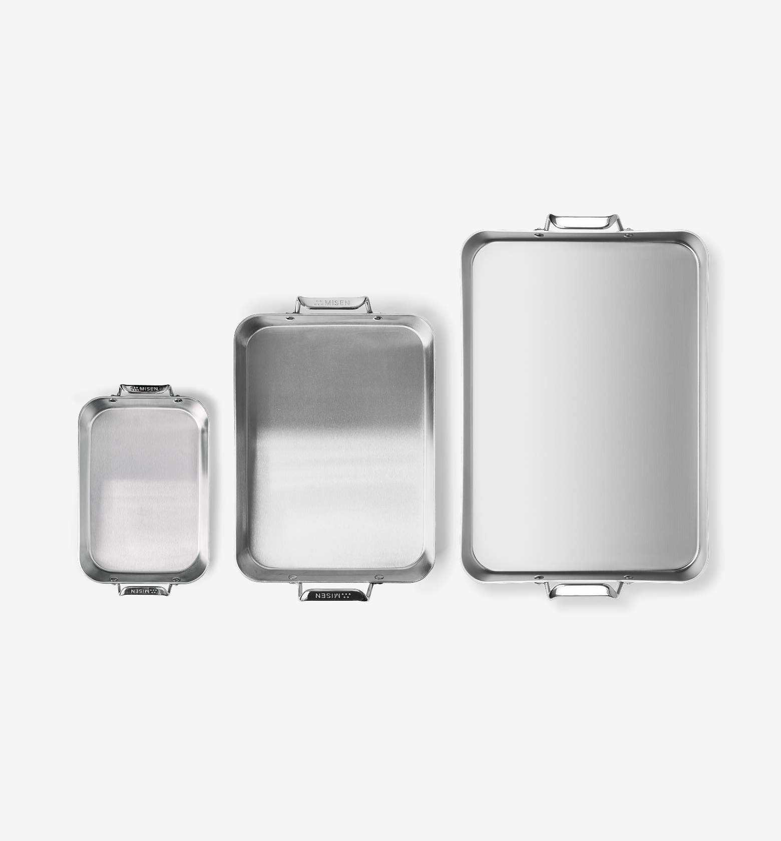 Misen Stainless Steel Roasting Pan Set