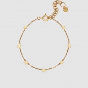 Anine Bing Star Charm Bracelet - 14k Gold
