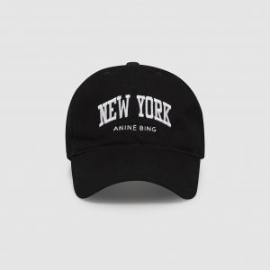 Anine Bing Jeremy Baseball Cap University New York - Black