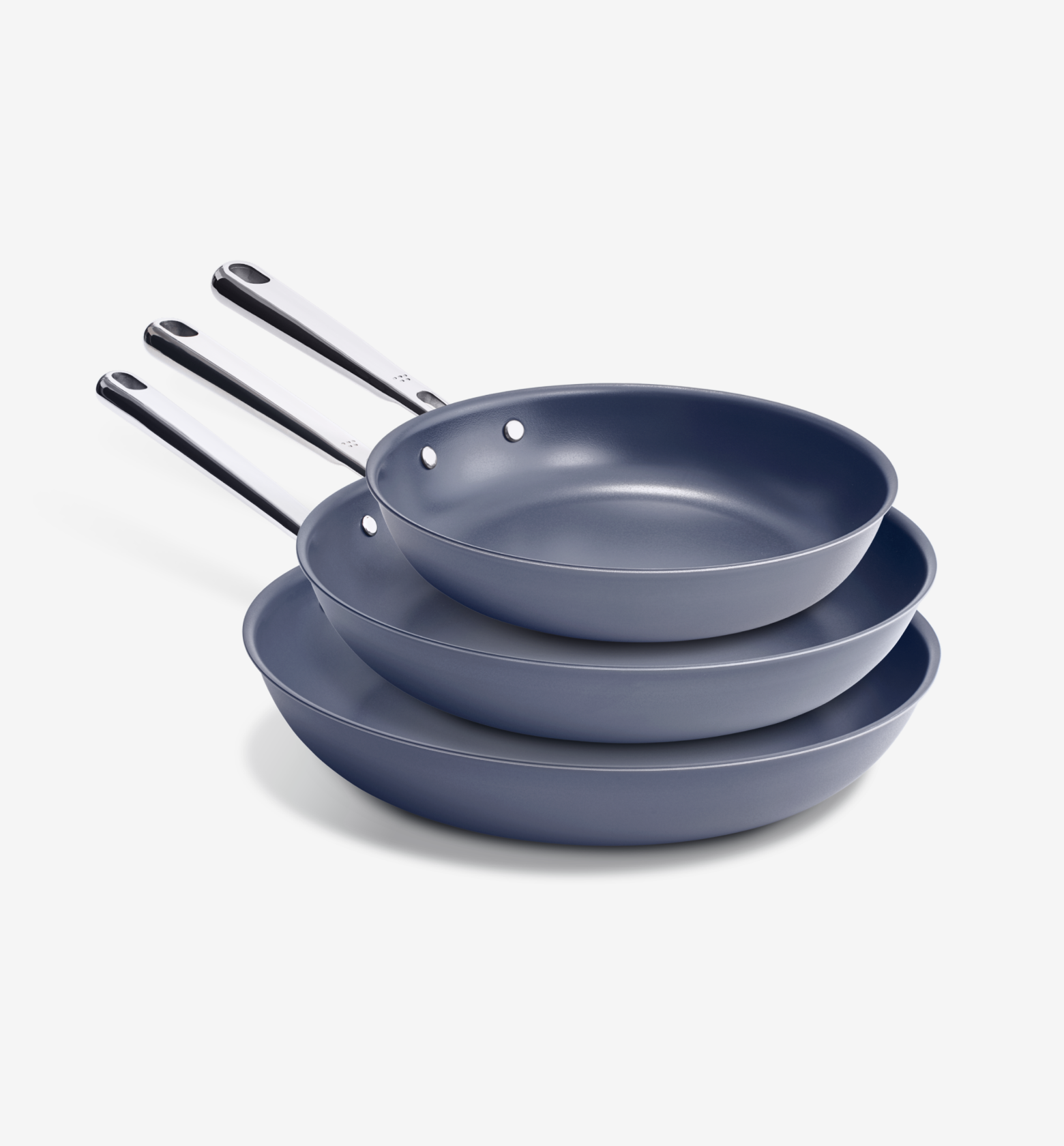Misen 8" + 10" + 12" Deeper Carbon Nonstick™ Frying Pan