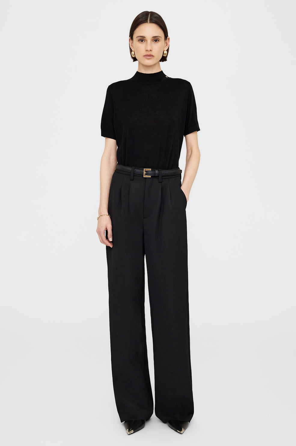 Anine Bing Monique Sweater - Black