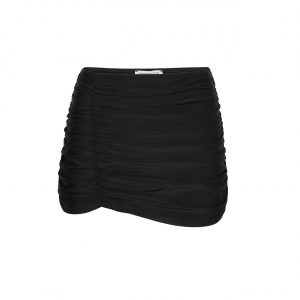 Brandon Blackwood Ruched Swim Skirt