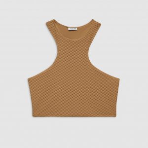 Anine Bing Morgan Bikini Top - Camel