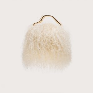 Cult Gaia SOLENE MINI BAG - NATURAL SHEARLING