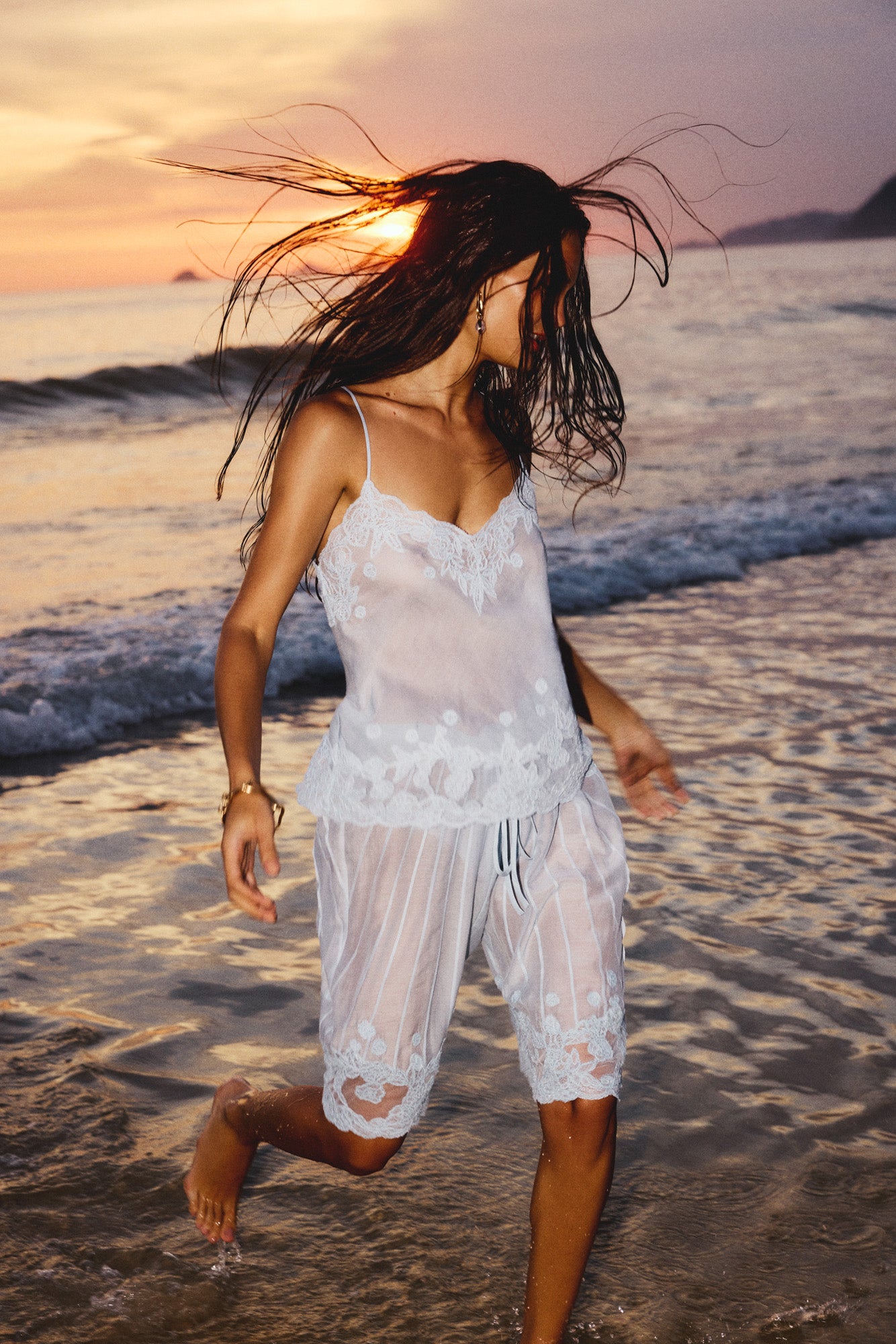 Cult Gaia ESMERAY SHORT - COASTAL