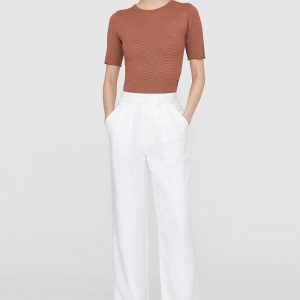 Anine Bing Caitlyn Top - Terracotta Waffle