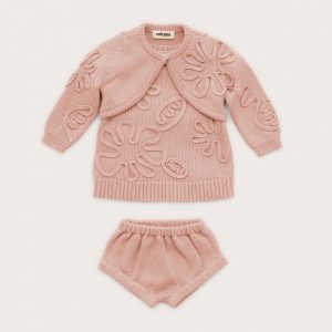 Cult Gaia BABY MISCHA SET - LIGHT PETAL